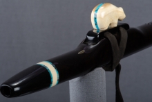 African Blackwood  Native American Flute, Minor, High E-5, #J18H